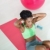 african · Frau · Fitnessstudio · jungen · grünen - stock foto © diego_cervo