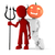 o · homem · 3d · halloween · traje · festa · homem · diversão - foto stock © digitalgenetics