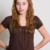 подростку · довольно · молодые · подростков · коричневый · блузка - Сток-фото © disorderly
