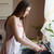 girl housewife washes dirty dishes in the kitchen stock photo © dmitriisimakov
