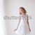 beautiful bride posing wedding hairstyle and dress stock photo © dmitriisimakov
