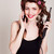 girl with hair curlers talking on the phone and makes the hairstyle stock photo © dmitriisimakov