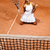 donna · bianco · tennis · suit · vittoria - foto d'archivio © dmitroza