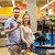 couple buying food at grocery at cash register stock photo © dolgachov