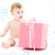 baby boy in diaper with big gift box stock photo © dolgachov