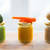 vegetable puree or baby food in glass jars stock photo © dolgachov