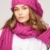 gyönyörű · nő · tél · kalap · kép · nő · boldog - stock fotó © dolgachov