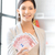 lovely woman with euro cash money stock photo © dolgachov