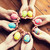 close up of woman hands with colored easter eggs stock photo © dolgachov