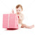 bebê · menino · fralda · grande · caixa · de · presente · quadro - foto stock © dolgachov