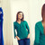 happy woman posing at mirror in home wardrobe stock photo © dolgachov