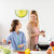 glückliche · Familie · Kochen · Salat · home · Küche · gesunde · Ernährung - stock foto © dolgachov
