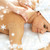 massagem · flocos · de · neve · natal · quadro · senhora · relaxante - foto stock © dolgachov