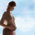sziluett · kép · terhes · gyönyörű · nő · család · anyaság - stock fotó © dolgachov