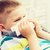 ill boy with flu at home stock photo © dolgachov