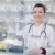 фармацевт · химик · женщину · Постоянный · аптека · аптека - Сток-фото © dotshock