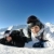 alegría · temporada · de · invierno · invierno · mujer · esquí · deporte - foto stock © dotshock