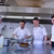 chef · bello · bianco · uniforme · pasta · insalata - foto d'archivio © dotshock