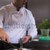 chef · bello · bianco · uniforme · pasta · insalata - foto d'archivio © dotshock
