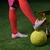 jogador · de · futebol · chutá · bola · futebol · estádio · campo - foto stock © dotshock