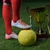 jogador · de · futebol · chutá · bola · futebol · estádio · campo - foto stock © dotshock