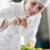 chef · pasto · bella · giovani · donna · gustoso - foto d'archivio © dotshock