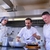 chef · bello · bianco · uniforme · pasta · insalata - foto d'archivio © dotshock