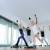 fitness · groupe · jeunes · saine · personnes · exercice - photo stock © dotshock