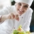 chef · pasto · bella · giovani · donna · gustoso - foto d'archivio © dotshock