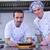 chef · bello · bianco · uniforme · pasta · insalata - foto d'archivio © dotshock