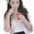 mooie · jonge · vrouw · Rood · koffie · geïsoleerd · witte - stockfoto © dotshock