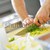 chef · bello · bianco · uniforme · pasta · insalata - foto d'archivio © dotshock