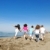 feliz · criança · grupo · jogar · praia · diversão - foto stock © dotshock