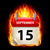 Burning calendar stock photo © dvarg