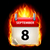 Burning calendar stock photo © dvarg