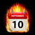 Burning calendar stock photo © dvarg