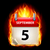 Burning calendar stock photo © dvarg