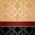 Seamless pattern, floral decorative background, maroon ribbon stock photo © Ecelop