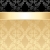 Seamless pattern, floral decorative background, gold ribbon stock photo © Ecelop