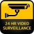 видео · наблюдение · знак · кабельное · телевидение · наклейку · предупреждение - Сток-фото © Ecelop
