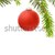 Crăciun · frontieră · roşu · fleac · pin - imagine de stoc © Eireann