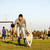Labrador and Trainer with Dog Chew Toy at Park stock photo © eldadcarin