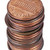 Isolated 1 US Cent Coin Stack stock photo © eldadcarin