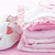 Pink baby clothes for infant girl stock photo © elenaphoto
