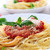 pasta · salsa · de · tomate · albahaca · cena · comer · tomate - foto stock © elenaphoto