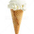 vanilya · dondurma · şeker · koni · yalıtılmış · beyaz - stok fotoğraf © elenaphoto