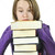 Teenage girl studying stock photo © elenaphoto