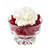 新鮮 · 山莓 · 奶油 · 紅色 · 玻璃 · 碗 - 商業照片 © elenaphoto