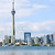 Toronto · orizont · port · turn · zgarie-nori · afaceri - imagine de stoc © elenaphoto