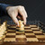 手 · 移動 · 騎士 · チェスボード · 木製 - ストックフォト © elenaphoto